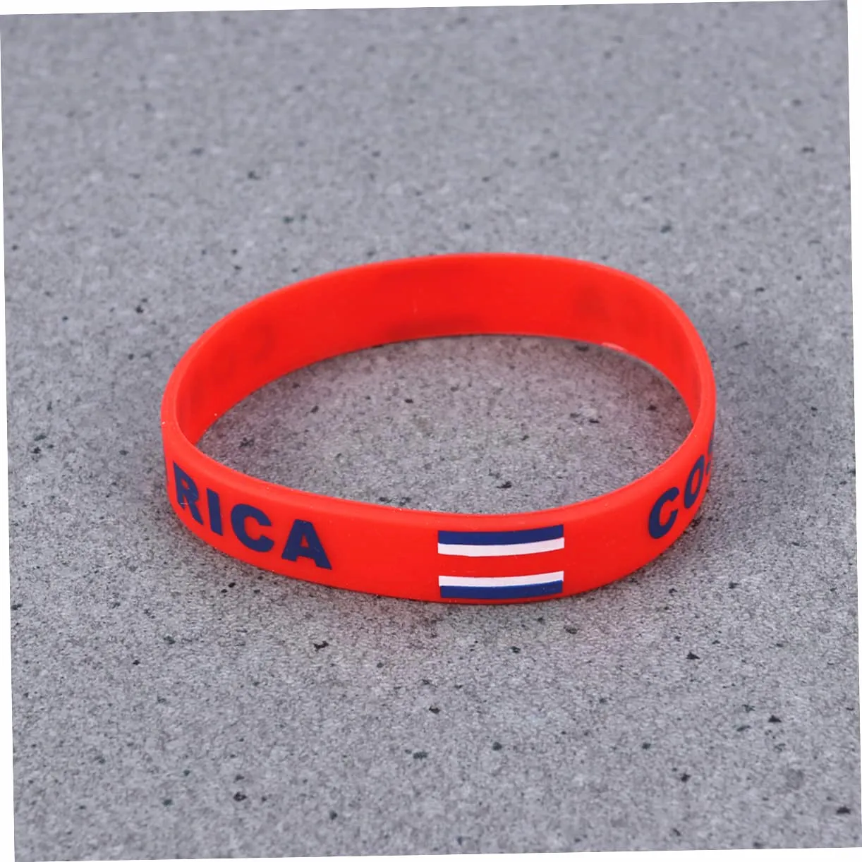 2pcs Costa Rica Flag Silicone Bracelets Sport Game Wristbands National Wrist Strap for Men Women Rubber Band Fashion Accessories