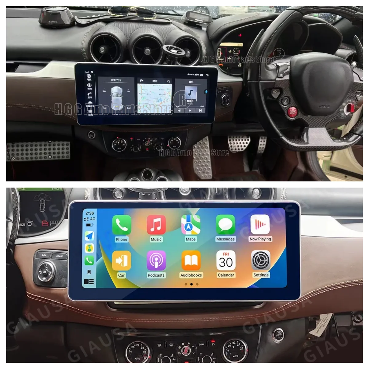 Carplay Android Auto 12.3