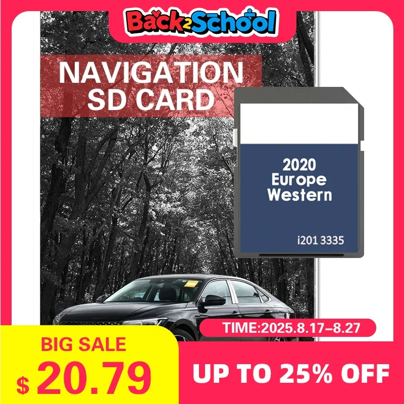 

for Skoda Amundsen Navi SD Card Newest 2020 West Europe RNS 310 SD Card Map Cover Germany France UA UK Poland