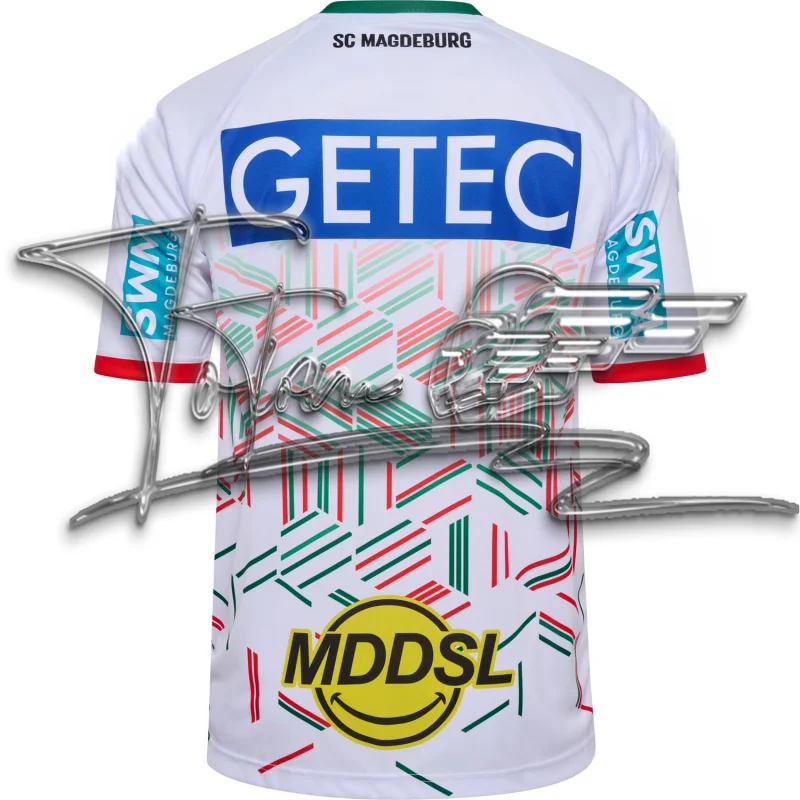 

Мужская быстросохнущая дышащая гандбольная рубашка Magdeburg Street 2026, немецкий спортивный пляжный чайный топ унисекс