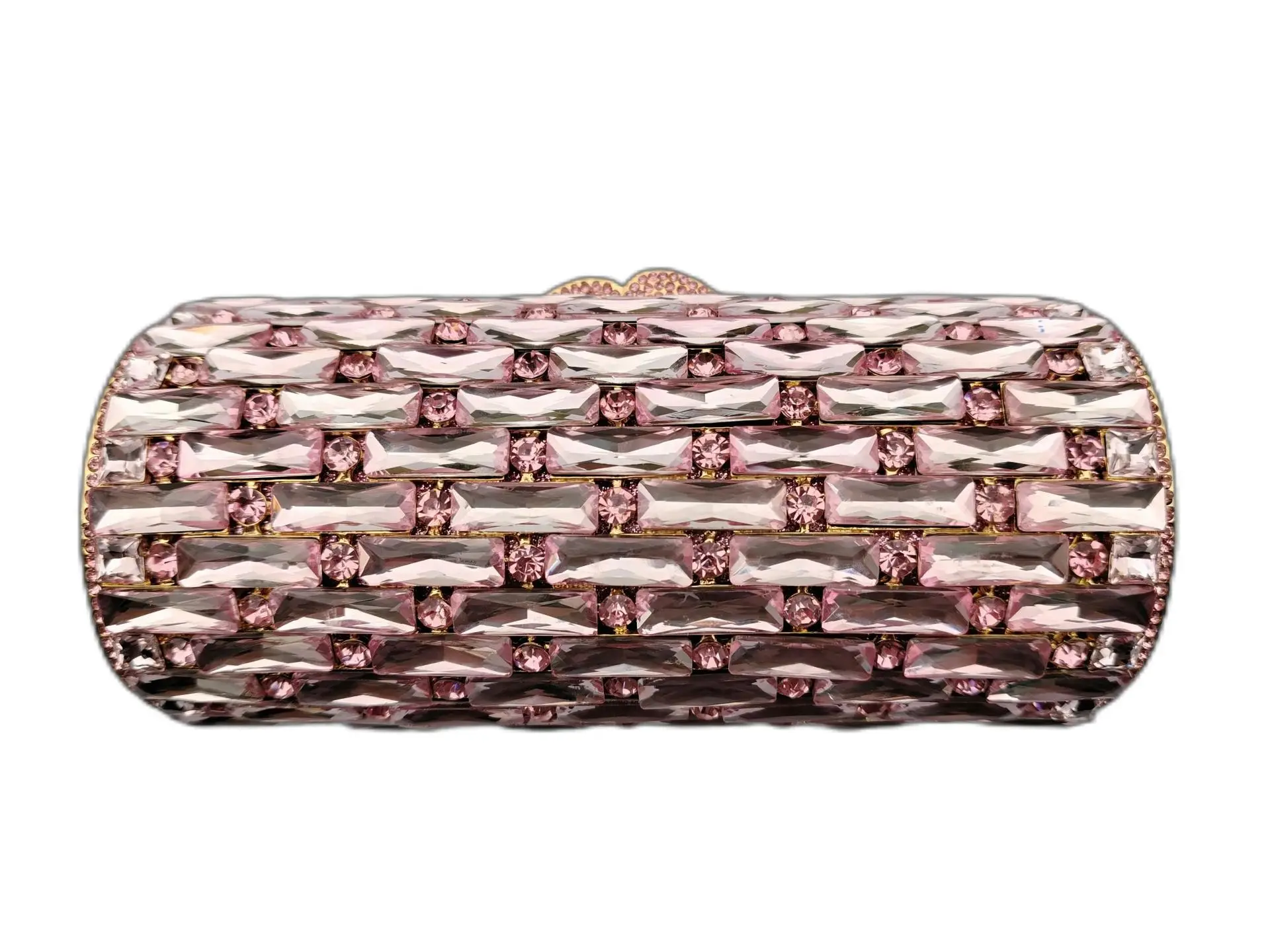 Hollow Diamond Dinner Bag Hard Box Handle Ladies Banquet Diamond Diamond Clutch Bag Tassen Dames Sac À Main Femme Luxe De Marque