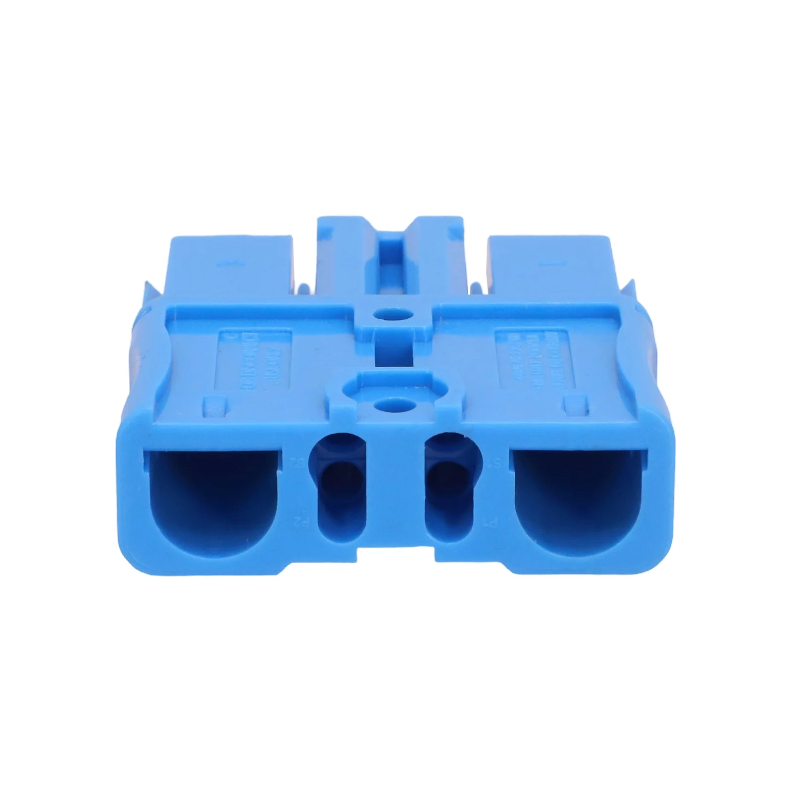 Lithium Battery Connector for Heavy Duty Use in Forklifts 75A Rated with Fire Resistant PC Shell and Reliable Terminals