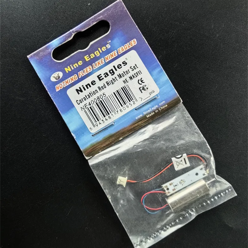 Original NE400805 Corotation Red Right Motor Set  for Nine Eagles  mini RC helicopter Spare Parts