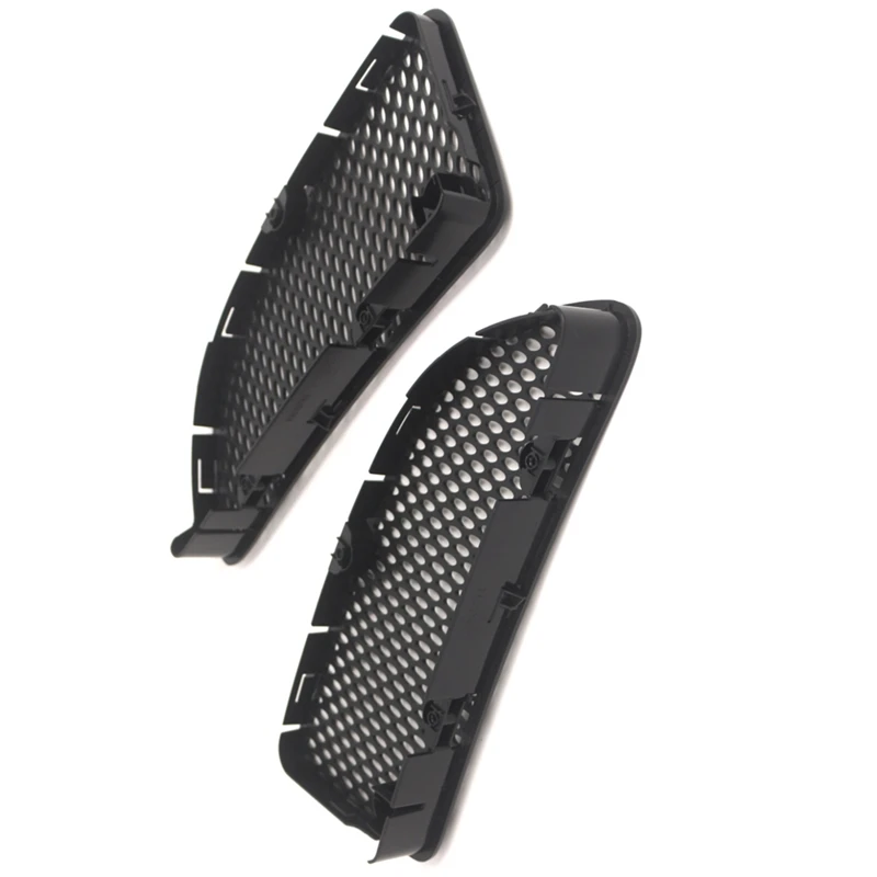 Glossy Black Front Left+Right Hood Vent Grille For Mercedes Benz R171 SLK280 SLK300 SLK350 05-11 1718800385 1718800285