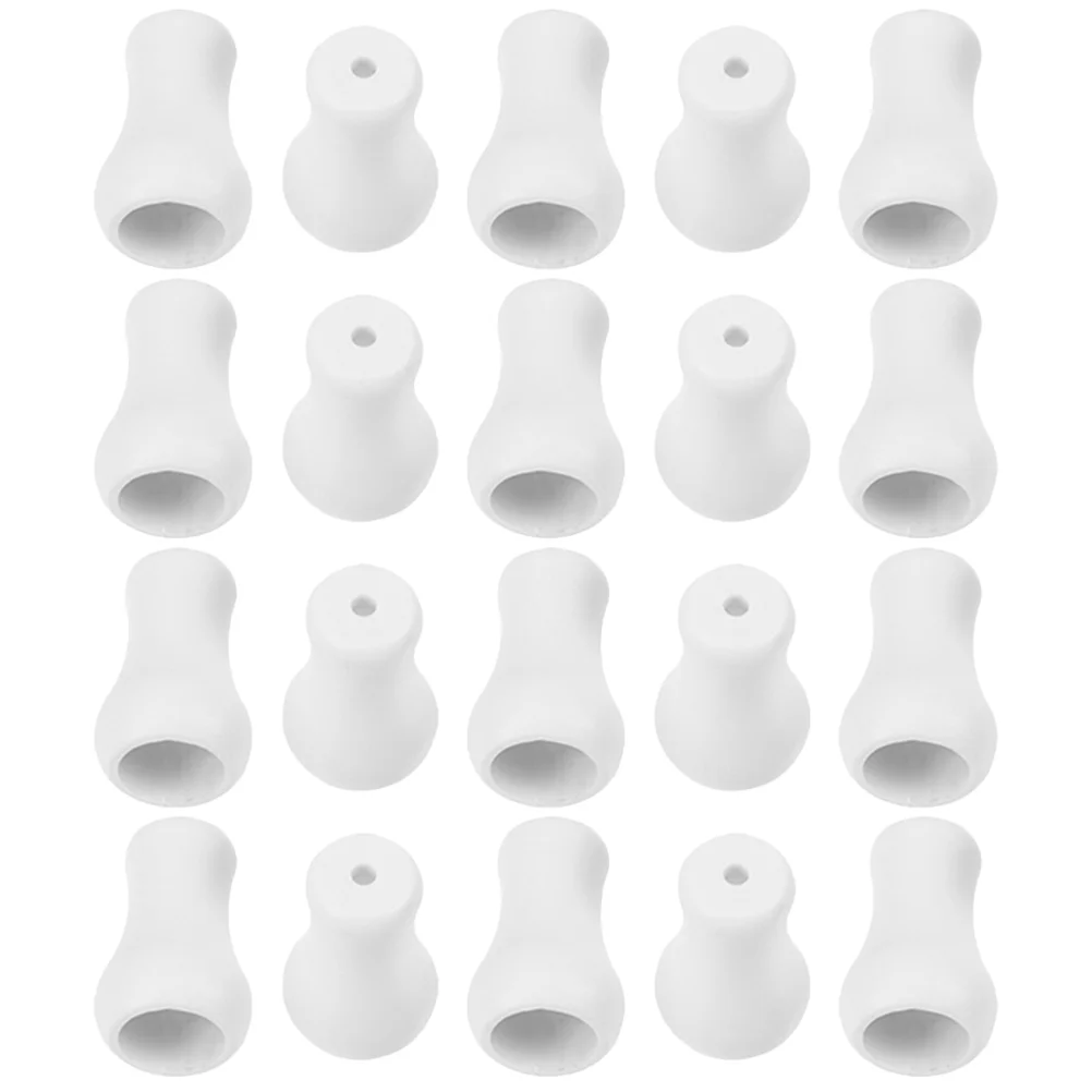 20pcs Blind Pull Cord Knobs Plastic Replacement Pull Ends for Roman Shades Curtain