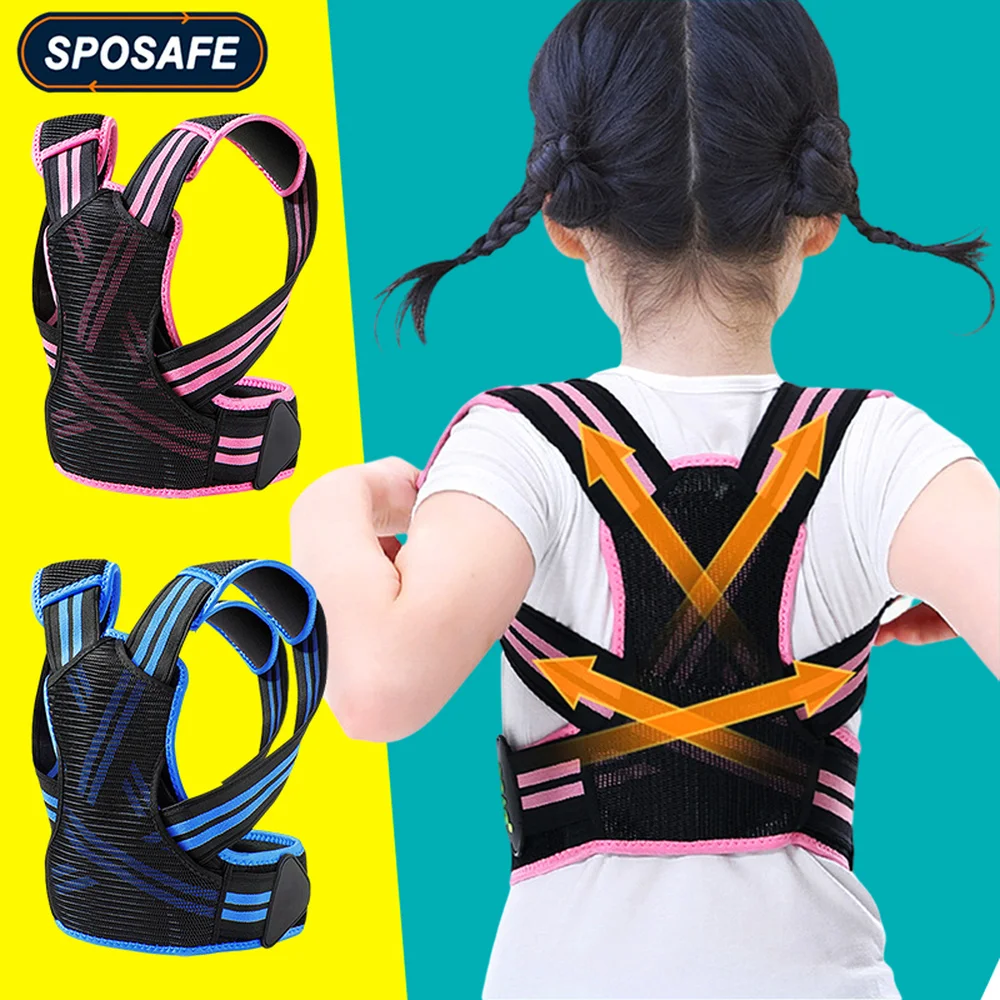 Kids Posture Corrector Humpback Correction Belt for Teenagers to Provide Back Spinal Support, Prevent Hunchback,Improve Laziness