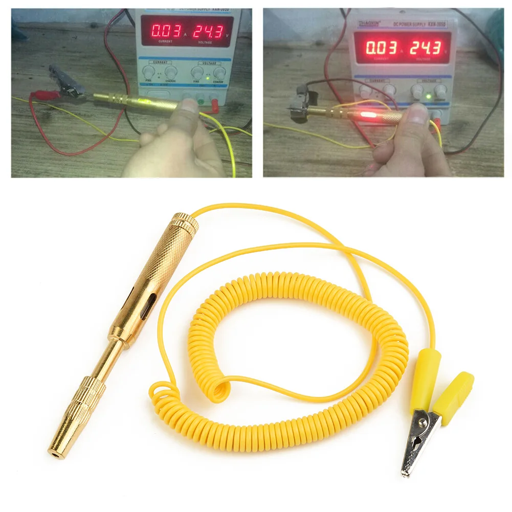 Accessories High Quality Replacement Voltage Tester Electrical Pencil Probe Small Size Car Light Lamp For DC 24V