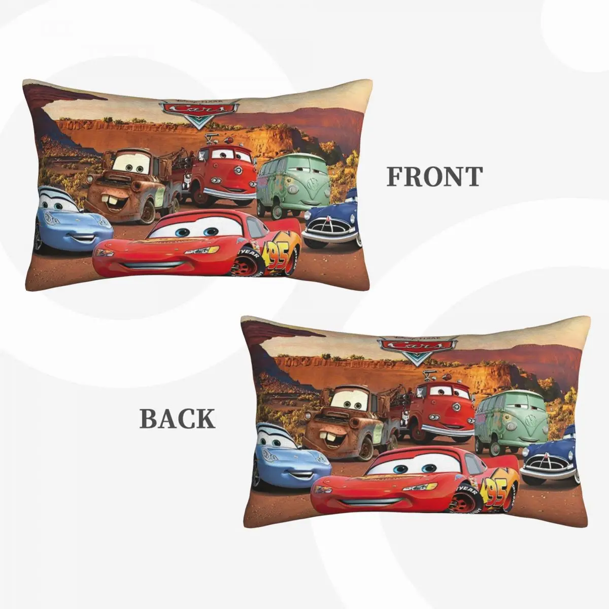 Sally I'm Lightning Cars Mcqueen Kids Pillowcase 30x20 inch for Hair and Skin Bedding Pillow Cover for Teens Boys Girls