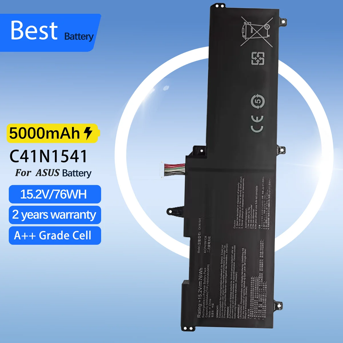 

C41N1541 Laptop Battery For ASUS ROG GL702 GL702V GL702VM GL702VS GL702VM1A GL702VT 0B200-02070000