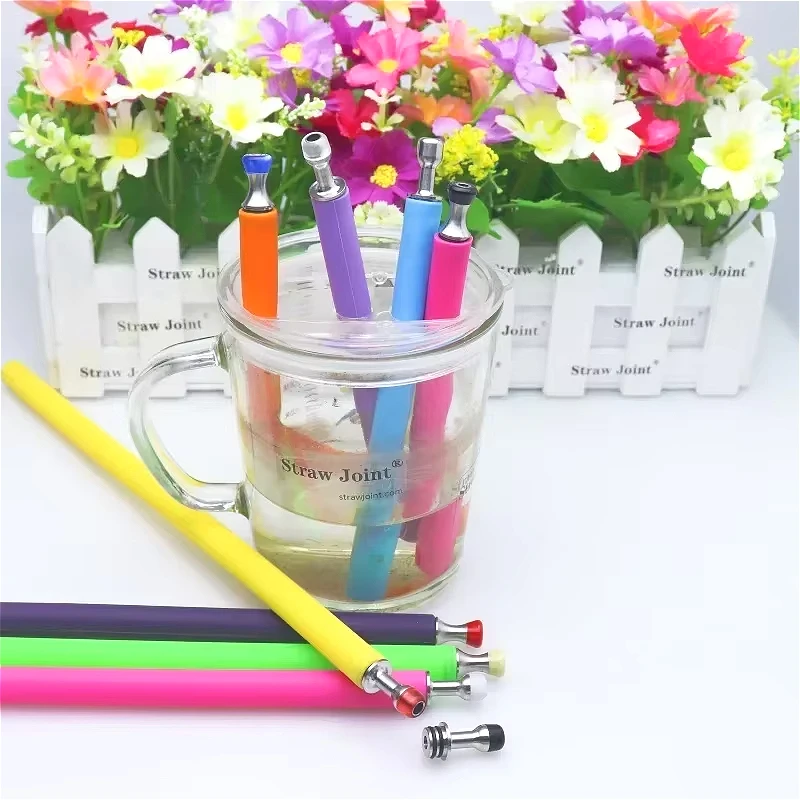 510 قطرة تلميح MTL الفولاذ المقاوم للصدأ الاكريليك الراتنج القش المشتركة #2