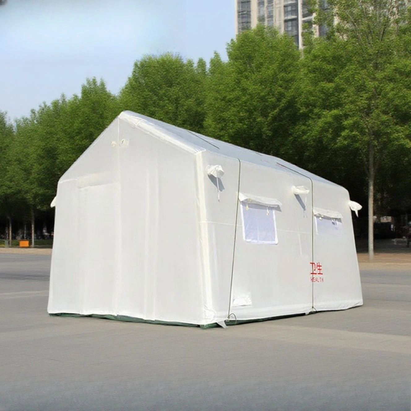 Outdoor inflatable tent Hygiene Large temporary shelter Accommodation tent