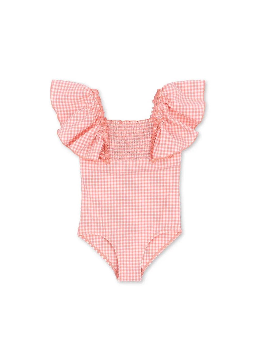 Kids Swimsuit 2026 Summer Swimwear Girls Lace Beach Wear Print Ruffle Princess European Children Bikinis Set Monokini view 6