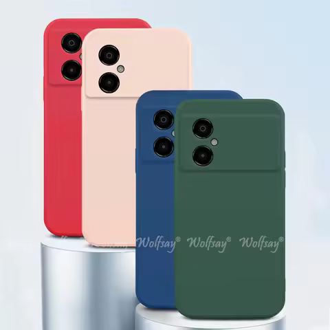 For Xiaomi POCO M4 Case Liquid Silicone Plain Rubber Protector Case For POCO M4 5G Cover For POCO M4 Pro X3 M3 F3 X4 M5 M5S Case