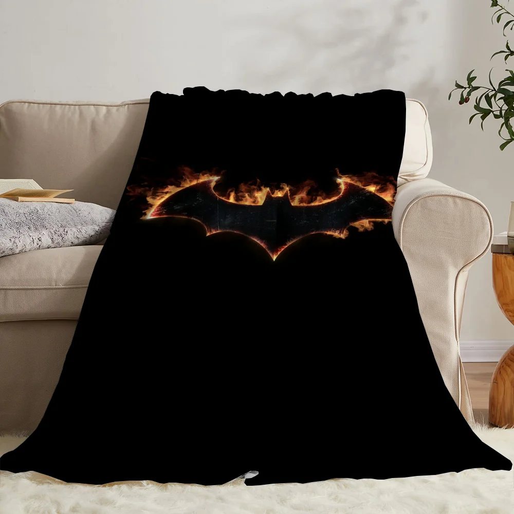 Batmans Fluffy Soft Blankets Characters Summer Blanket Bed Throws Blankets for Sofa Luxury Bedding Knitted Plaid Home Interior