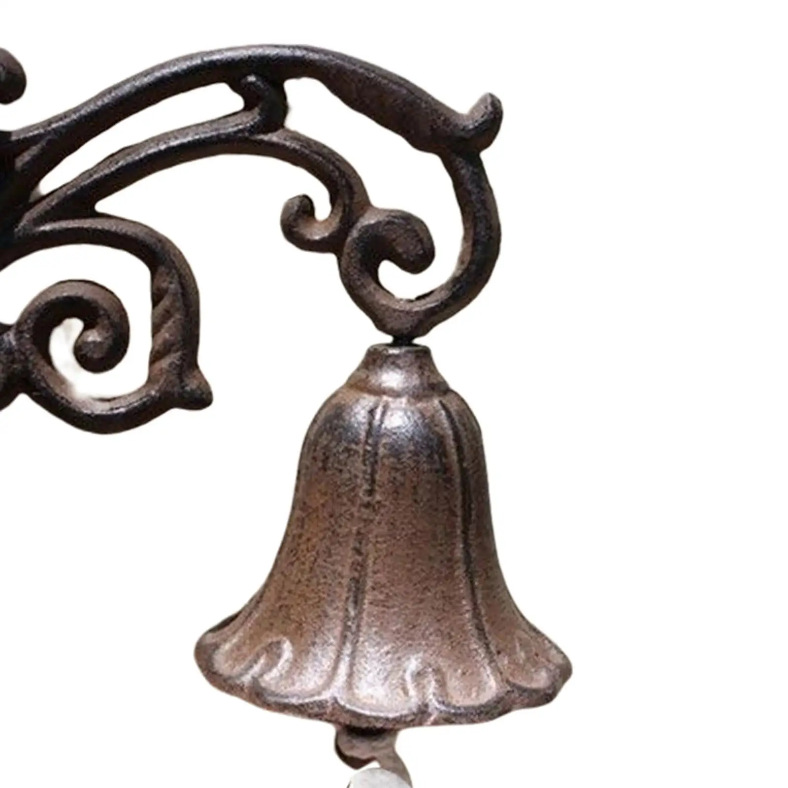 Hand Bell Iron Cast Manually Shaking Accessories for Outside Wall Porch