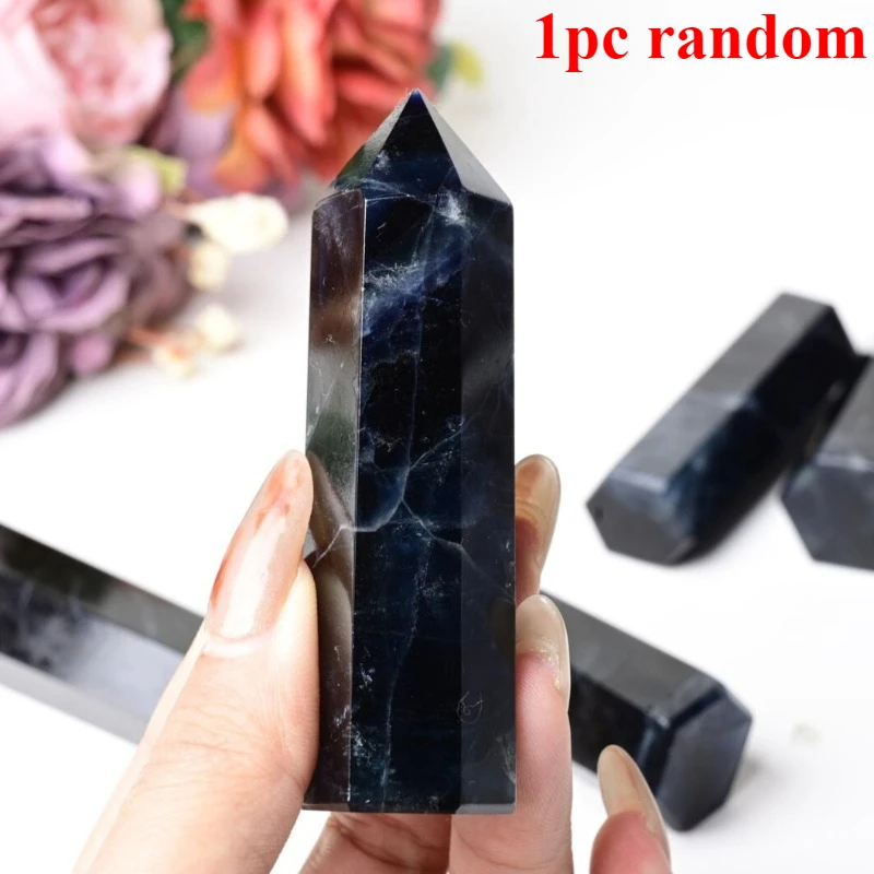 1PC High Quality Red Rose Pillar | Natural Stone, UV Reaction, Perfect Gift for Holiday, Jewelry Making, Collection Gift