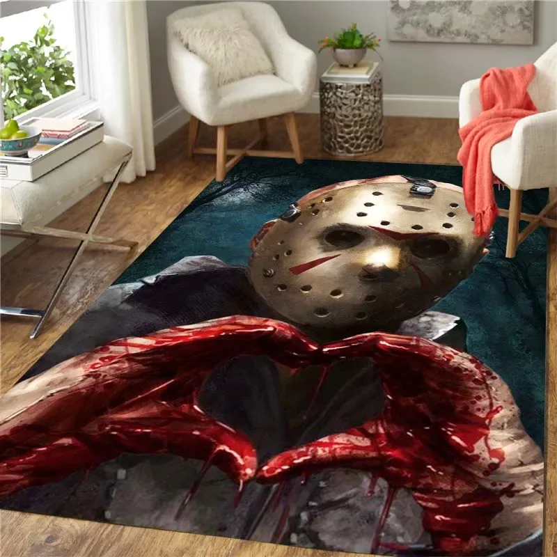 Horror Series Carpet Living Room Home Decor Sofa Table Rug Anti Slip Chair Cushion Lounge Mat picnic  camping  children  Art