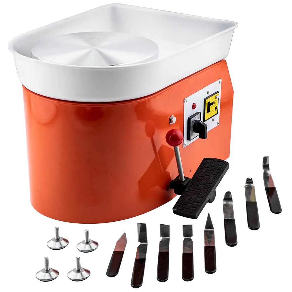

280W 9.8" 25CM Electric Pottery Wheel Shaping Tool Art Craft Work Machine