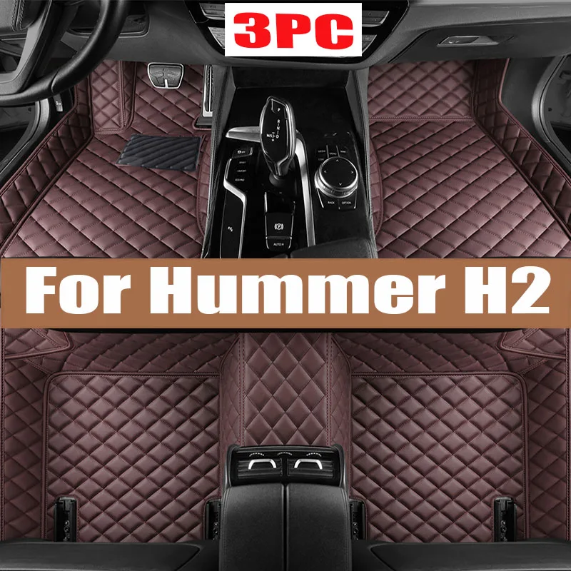 

Car Floor Mats For Hummer H2 2008 Custom Auto Foot Pads Automobile Carpet Cover Interior Accessories