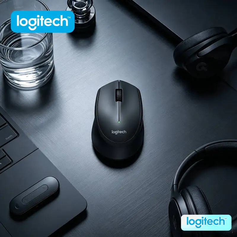 

Logitech M280 Ergonomic Wireless Mouse Anti-Slip Pads 2.4GHz Nano Receiver 10m Distance for Home PC Mac Linux