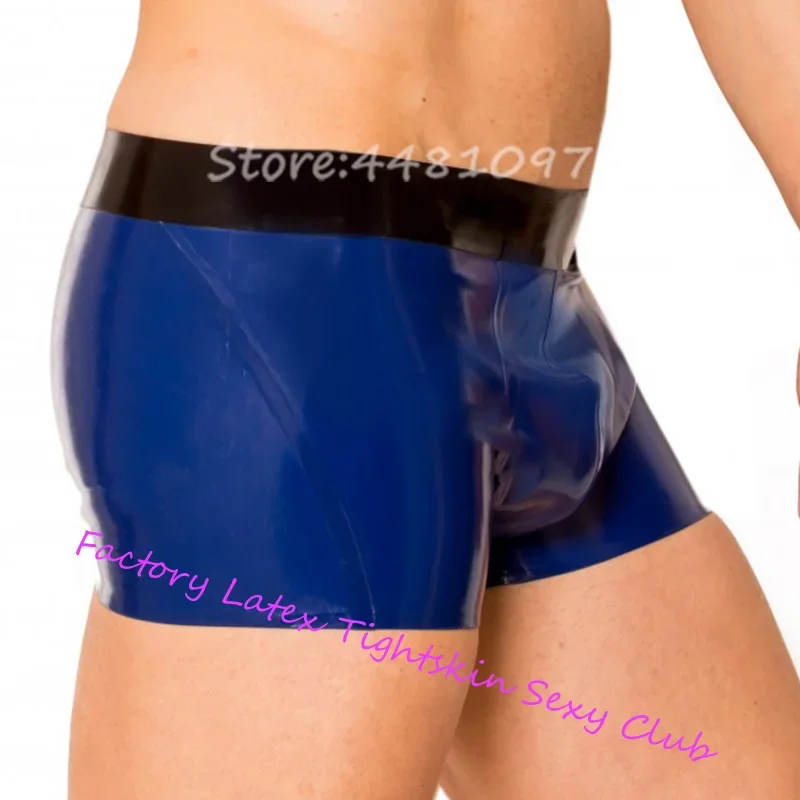 Latex Panties Rubber Fetish Men Shorts Underpants Handmade Rubber Sexy Underwear Hot Sell XS-XXXL Custom Made