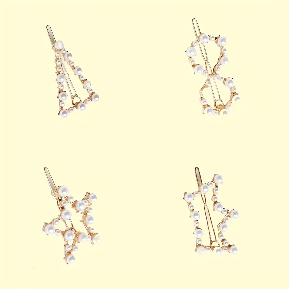 

1pc Accessories Headwear Metal Women Pearls Hairpins Hair Clips Barrettes Hairgrip