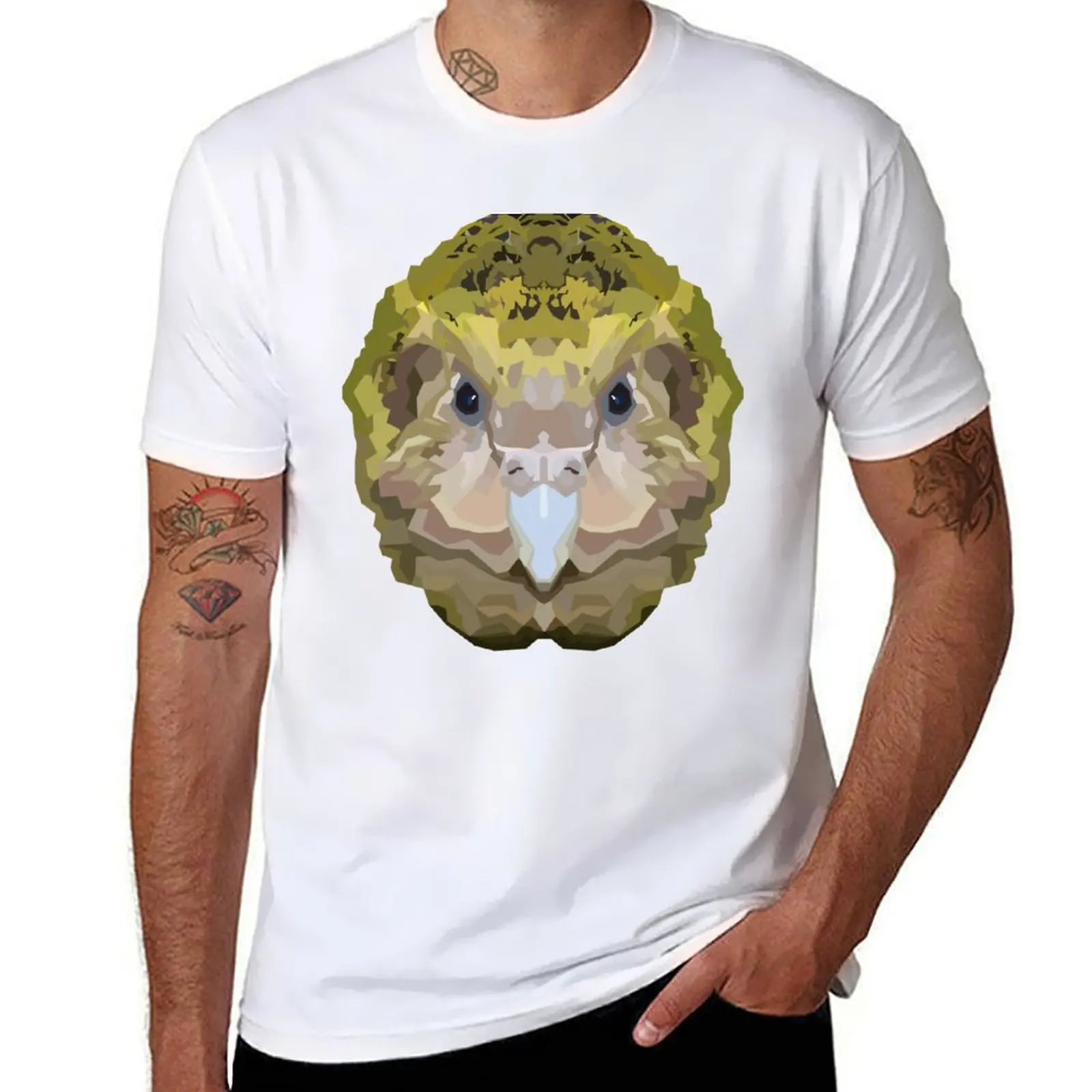 

Topographic: Kakapo T-Shirt t shirt custom print funny t shirts man anime t shirts oversize T-shirt