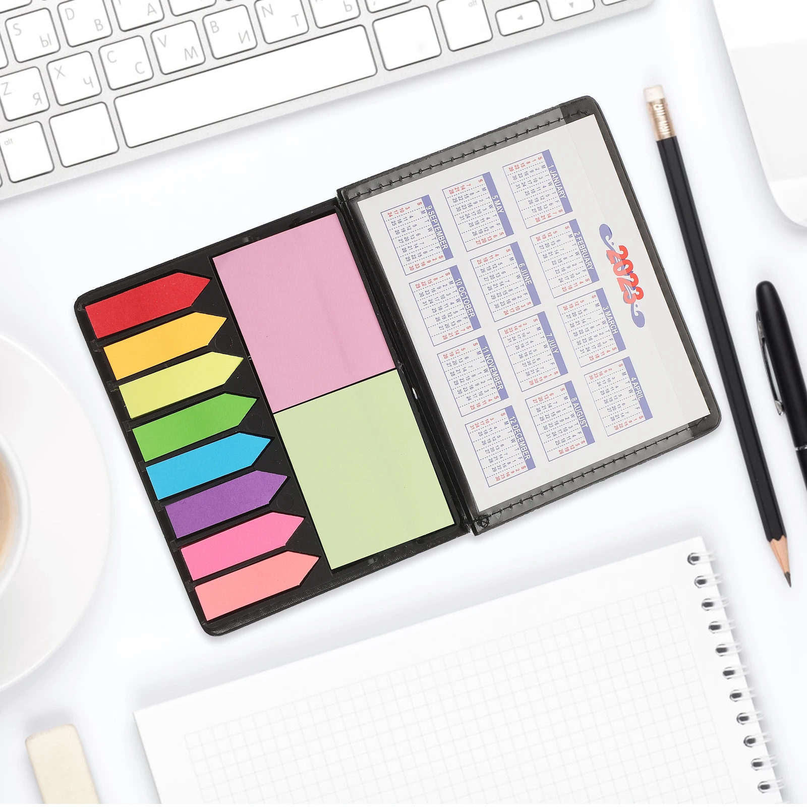 

Notepad Memo Pad With Index Label Stickers Self Adhesive Notes Sticky Flags Compact Note Paper For Office Supplies
