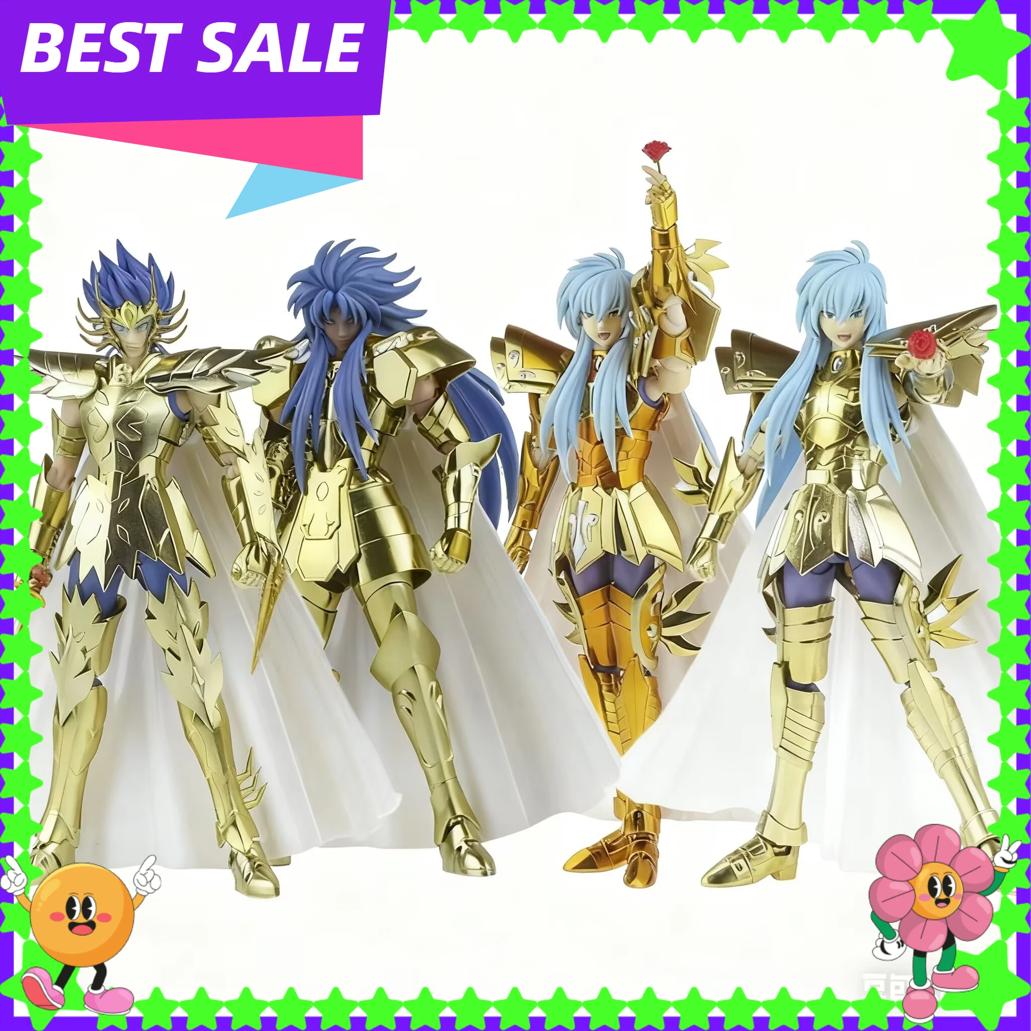 ST Model Saint Seiya Myth Cloth EX Cancer Manigoldo/Albafica/Gemini Defteros The Lost Canvas Knights of The Zodiac Action Figure
