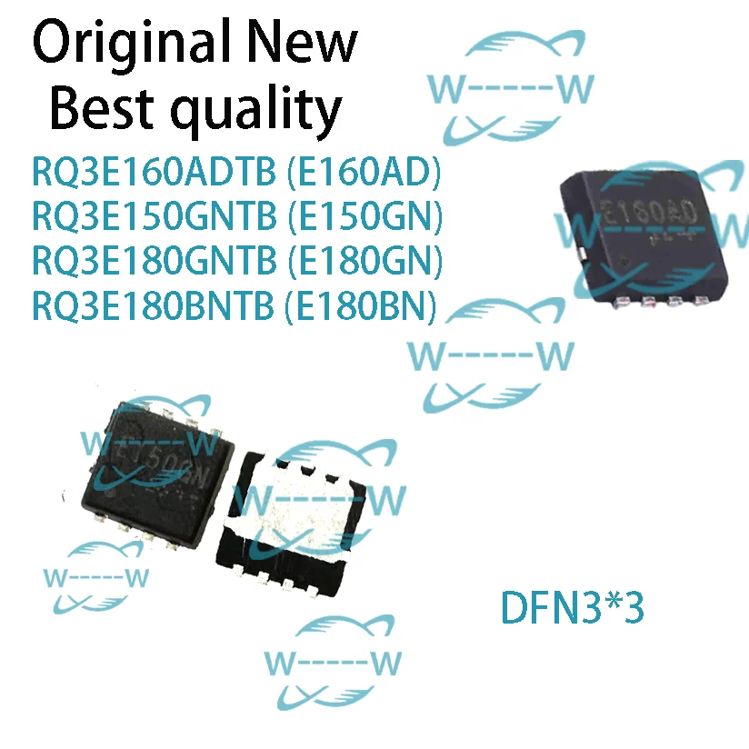 (5-30 PCS)NEW RQ3E160ADTB RQ3E150GNTB RQ3E180GNTB RQ3E180BNTB E160AD E150GN E180GN E180BN DFN3x3 MOSFET