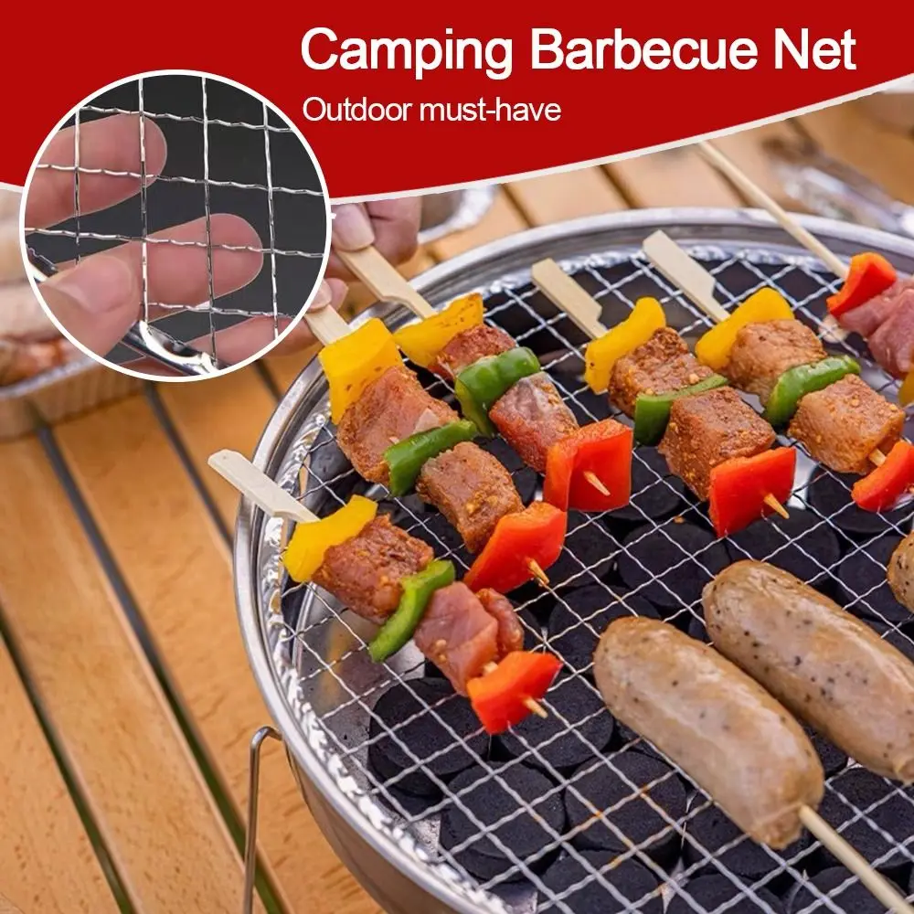 

New Iron Grill Racks Disposable Round Wire Net Nonstick Roast Grate