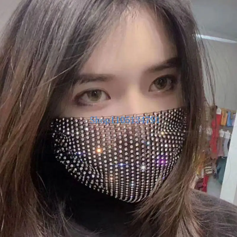 98 máscara sexy cristal mulheres brilho brilho jóias cobrindo