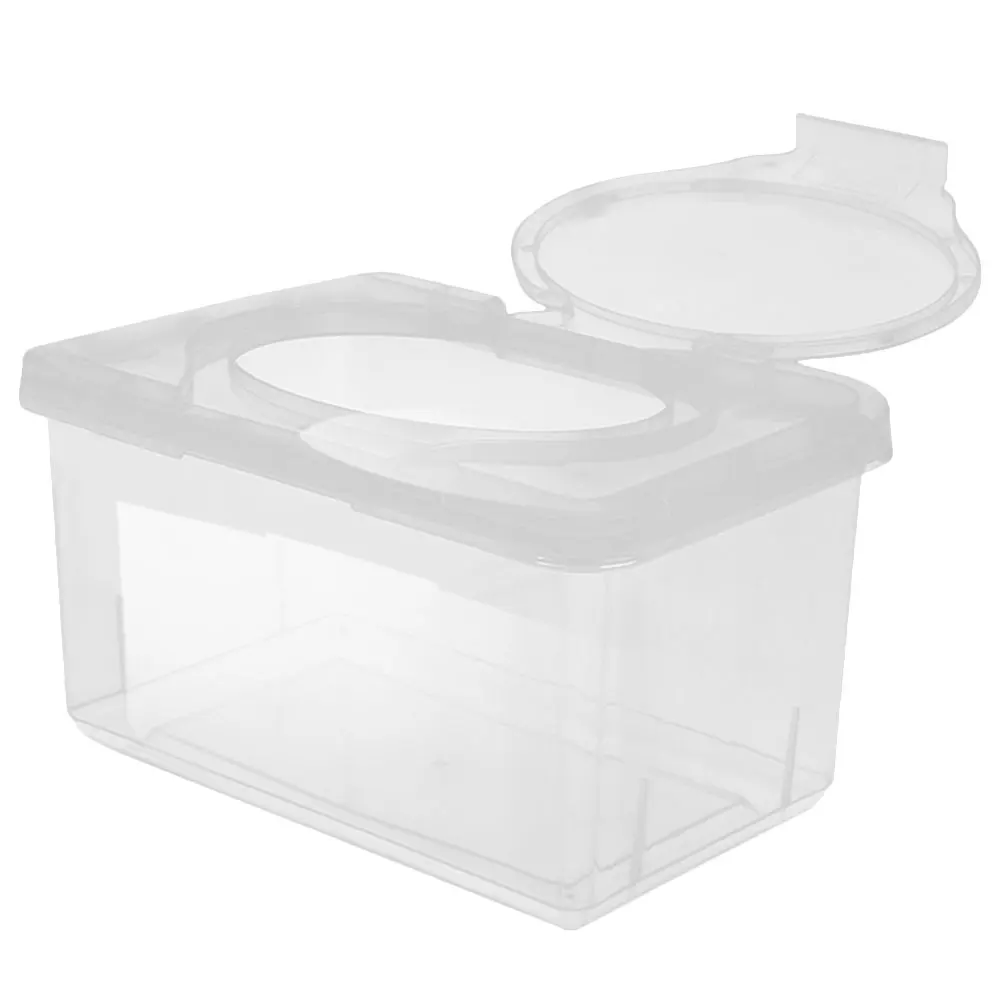 Wipes Dispenser Reusable Wipes Case Wipe Container Nursery Portable with Lid Tissue Storage Box Home Wet Tissue Box Paper