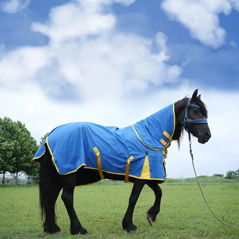 Custom Outdoor Saddle Horse Blanket Modern Solid Design Waterproof Polyester Material Ideal For Winter And Spring Daily Use