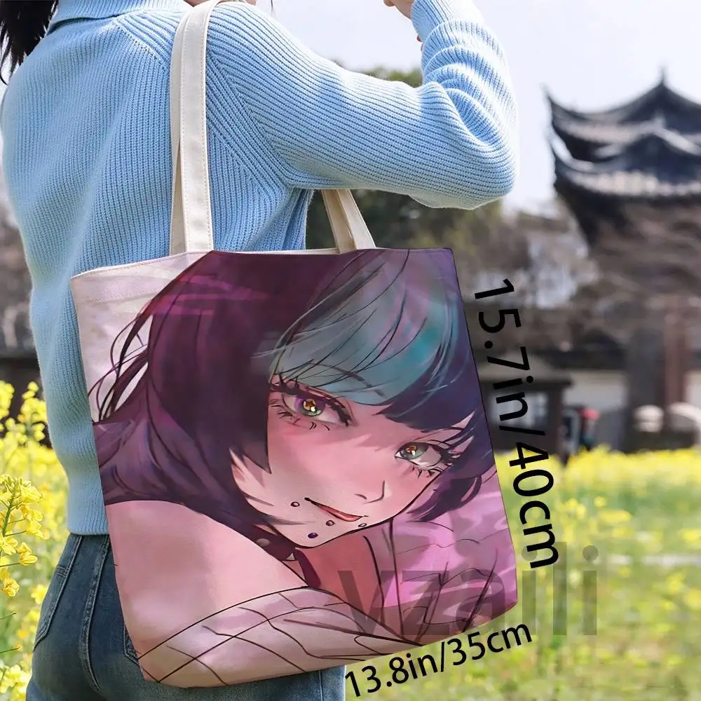 K-kirara H-hoshi Female Printed Versatile Student Portable Office Handbag Bento Bag Handbag Sail Bag
