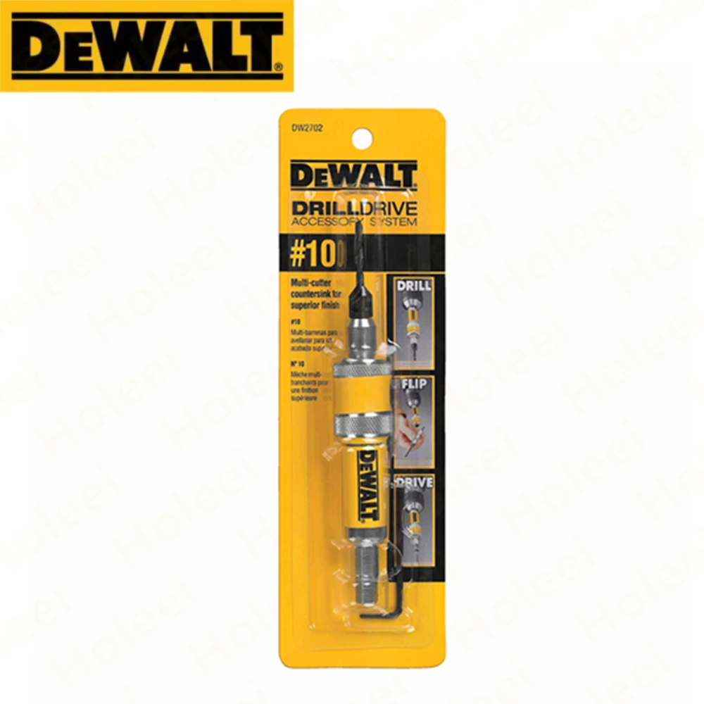 DEWALT #6 #8 #10 Drill Flip Drive Complete Unit DW2700 DW2701 DW2702 2 in 1 Countersink Wood Drill Bit 6mm 8mm 10mm