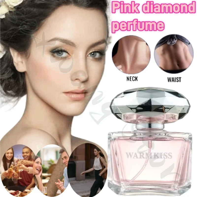 

Pink diamond high-quality perfume for women, long-lasting light fragrance, natural freshness, elegant and sweet floral fragrance