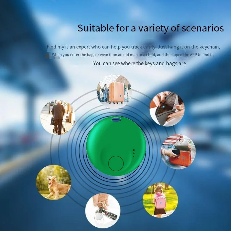 

Smart Gps Tracker Mini Tag For Apple ios Find My APP Tag Anti Lost Reminder Device Rated Locator Car Key Pet Kids Elderly Finder