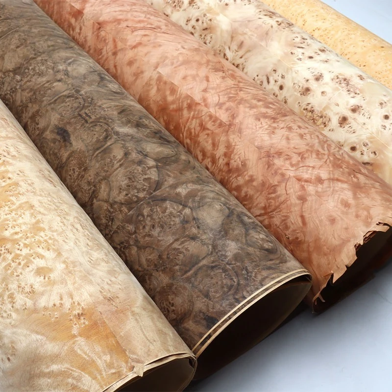 For Natural Solid Wood Pomegranate Veneer, Black Walnut Mountain Fruit Fir Tree Tumor, Width 60cm