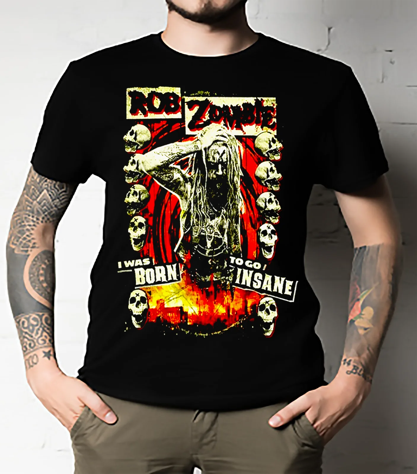 R*b Zombie T-shirt classique essentiel Tee Unisex All Size