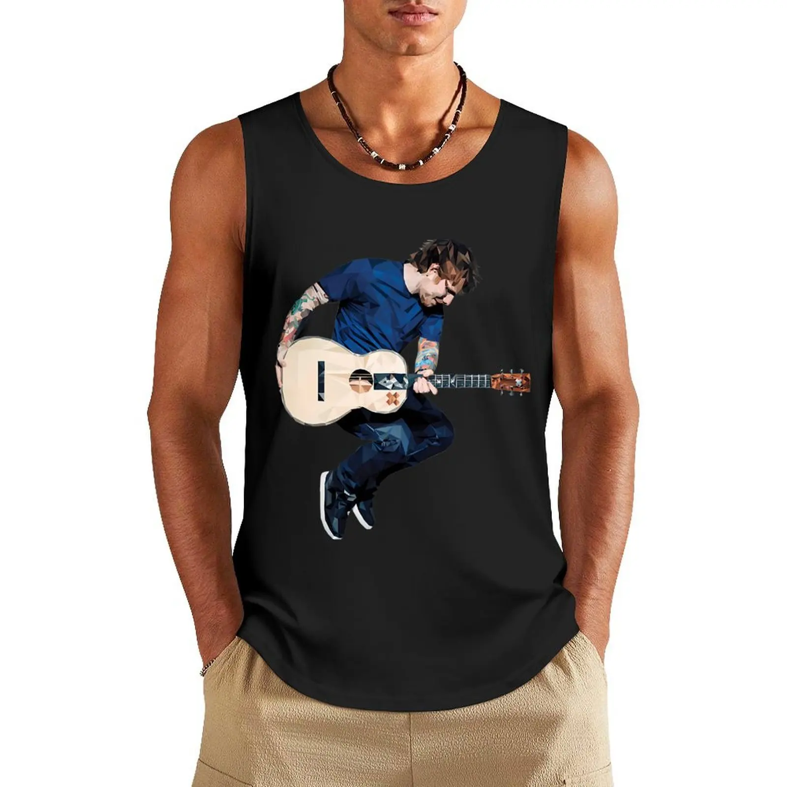 

Ed Vintage - Ed The Mathematics Tour 2023 Tank Top Gym clothes Sleeveless men Vest for boy Men's clothing brands