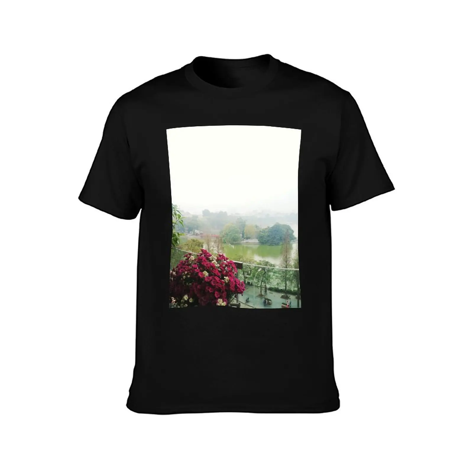 Hanoi in bloom T-Shirt Simple Graphic Design T-Shirt
