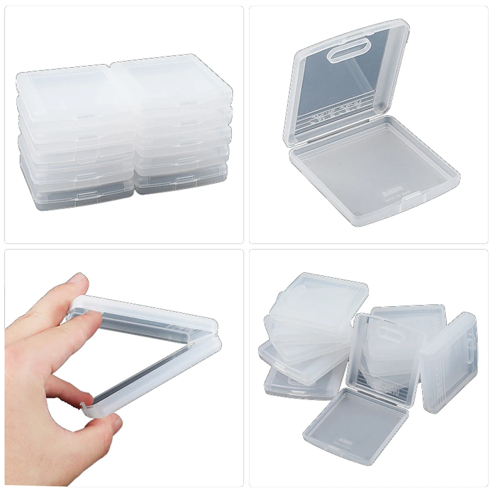 50pcs Game card storage box For SEGA Game Gear For GG cartridge protection card case clear image 4