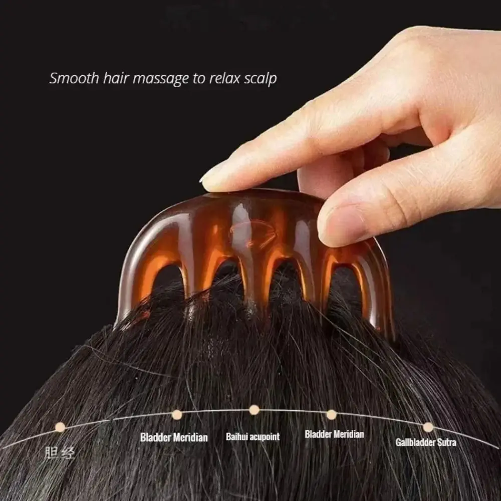 Scalp Relaxation Massage Comb Massage Facial Multi-functional Nose Lifting Nose Massager Face Lifting Resin
