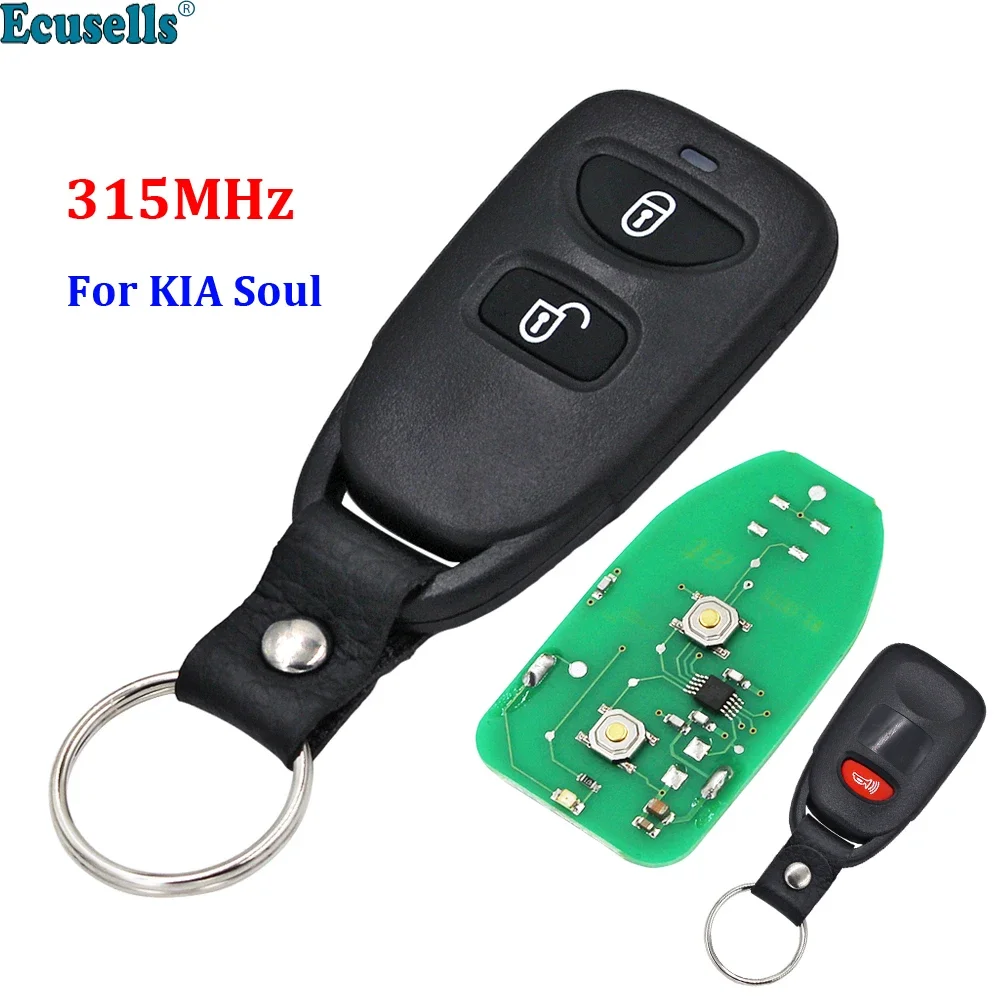 2+1 Buttons Remote Control Fob Key Transmitter 315MHz for Kia Soul