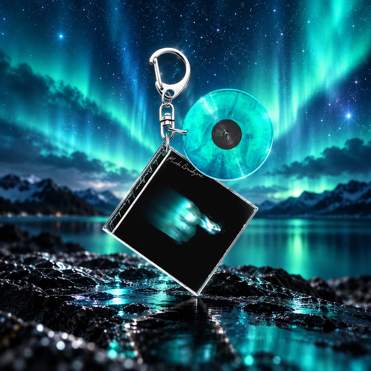 Phoebe Bridgers Lost Weekend Keychain， Album Vinyl Keyring，Singer Indie-Rock， Gifts for Fans
