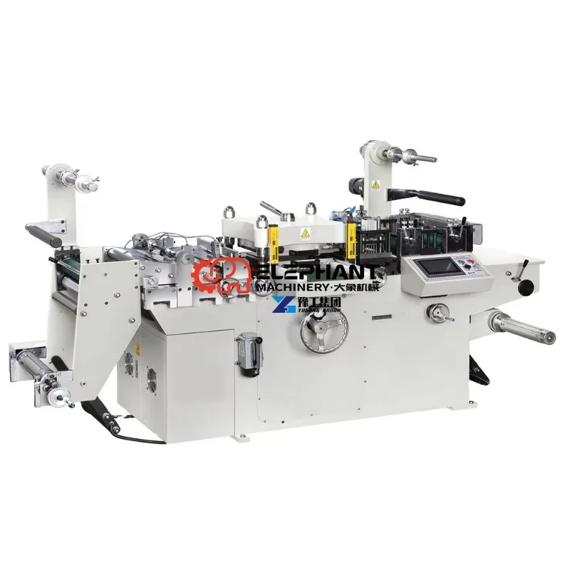 Paper Cup Roll Die Cutting Machine, Automatic Roll To Roll Die-Cutting Creasing Machine for Disposable Paper Cup Fans