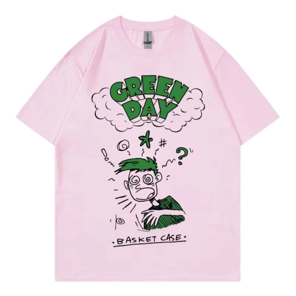 Punk Rock Band Green Day Merch T-shirts Concert Tour 2026 Fan Gift T Shirts Men Womem Clothing High Street Fashion Trend T-shirt