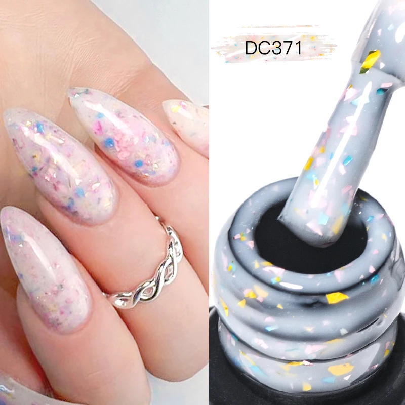 Mtssii 7ml Multicolour Rubber Base Gel Nail Polish Pink White Summer Candy Semi Permanent UV LED Art Gel Varnish Soak Off Nails