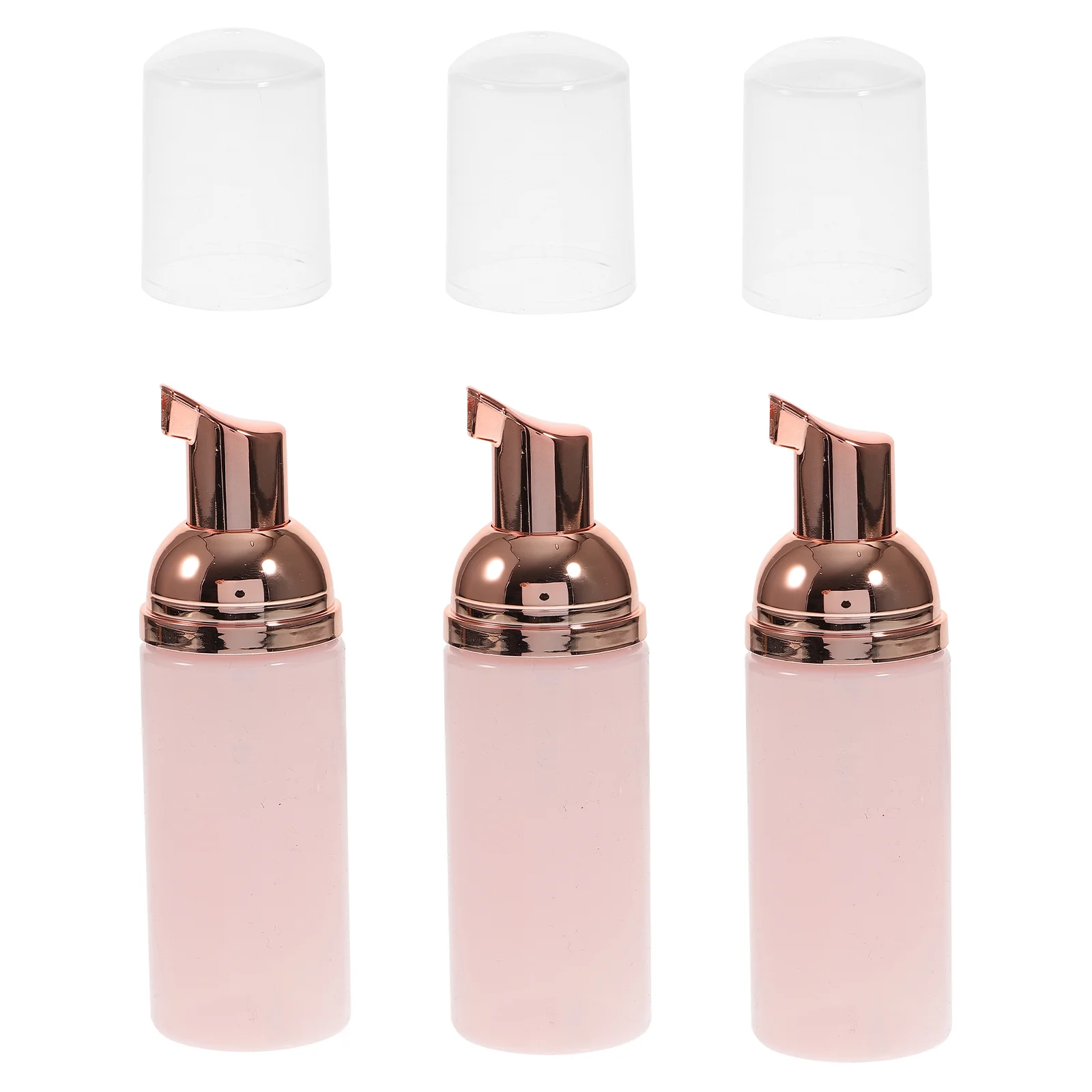 

3 Pcs Bubble Bottle Hand Soap Lash Shampoo Bottles Dispenser Travel Size Foaming Pump Empty Plastic Mini